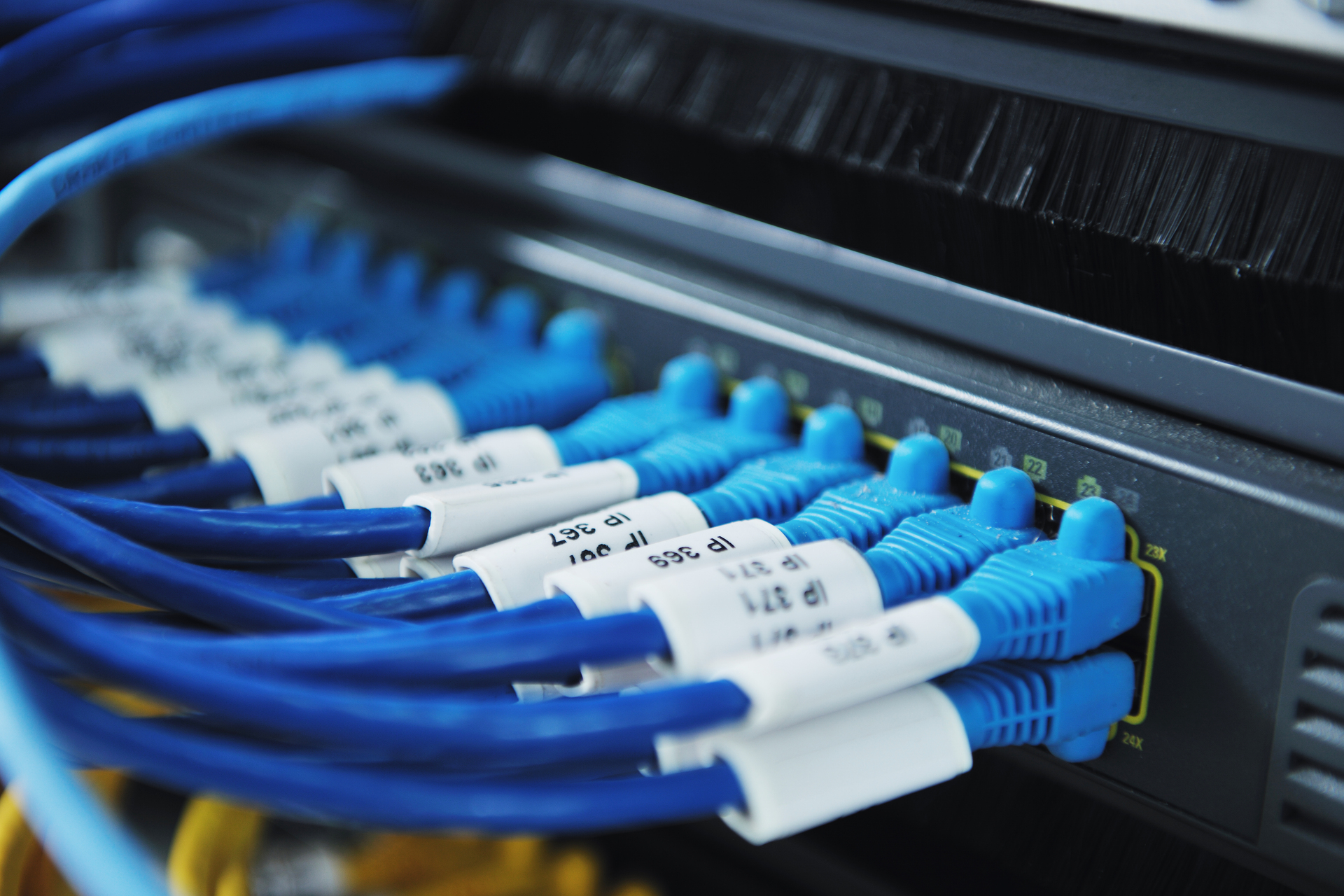 Network cabling image